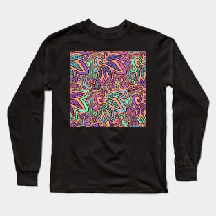 Peah Warm Summer Paisley Spring Paisley Long Sleeve T-Shirt